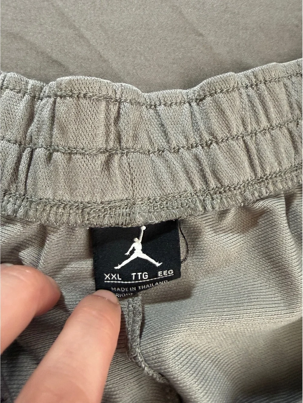 Jordan Men's XXL Athletic Shorts Gray with Side Pockets